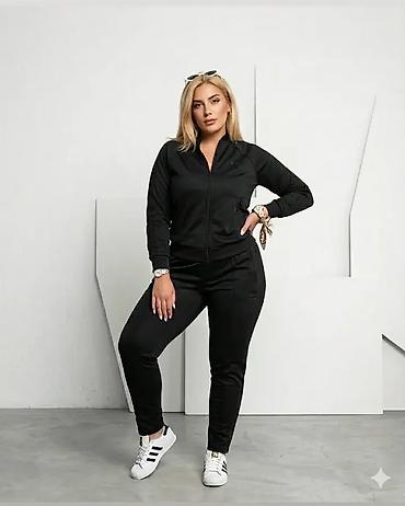 Gornji i donji deo: Adidas ženska trenerka za punije dame NOVO Novo Mokra likra Veličine — 4