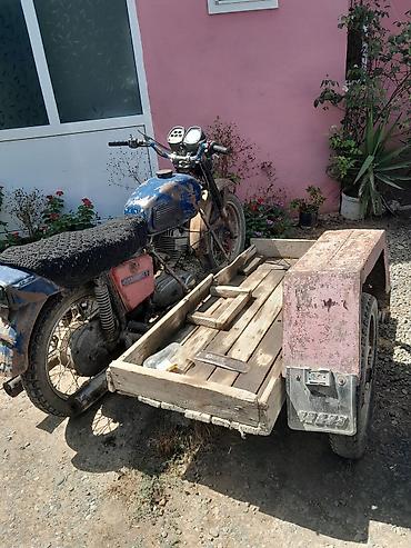 electric scooter qiymeti: MOTOSİKL + YAN TƏRƏF QARDAŞI (KÖHNƏ SOVET TİPİ) - Model: İJ — 2