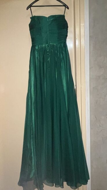 Haljine: M, bоја - Maslinasto zelena, Večernji, maturski, Top (bez rukava) — 8