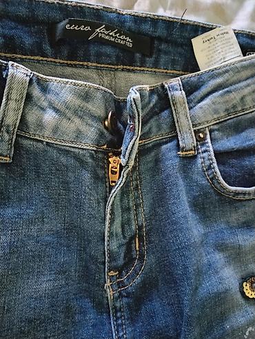 koton bih: Ženske farmerke Euro Fashion – skinny kroj sa detaljima - Boja — 2