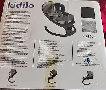 usaq masn: Uşaq üçün elektrikli beşik və yellənən nənni Kidilo PD-B07A 3‑in‑1 — 3
