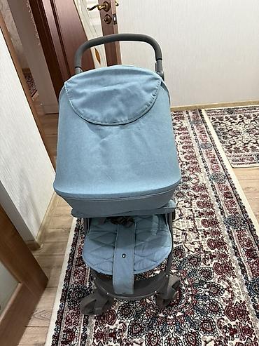 коляска в ручную кладь: Прогулочная коляска компактного класса, цвет нежно‑голубой — 4