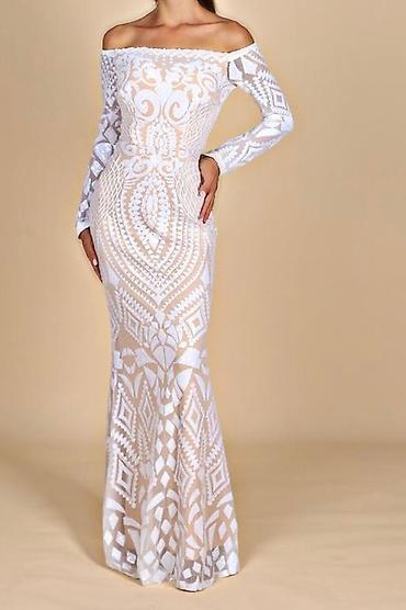 Вечерние платья: Вечернее платье, Длинная модель, M — 4