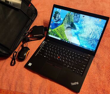 t490: Ультрабук, Lenovo, 8 ГБ ОЗУ, Intel Core i7, 14 ", Б/у, Для работы, учебы, память NVMe SSD