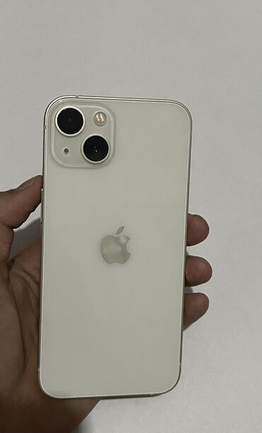iphone xr корпус 13: IPhone 13, Б/у, 128 ГБ, Белый, Чехол, 83 %