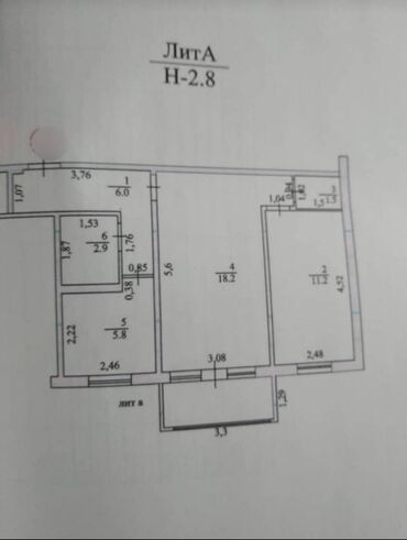 тимура фрунзе гагарина: 2 комнаты, 43 м²