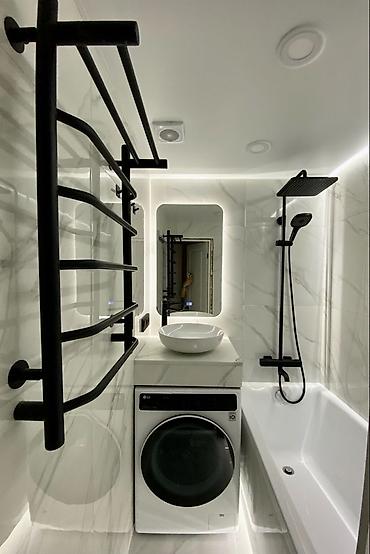 Посуточная аренда квартир: 1 комната, Душевая кабина, Постельное белье, Кондиционер — 7