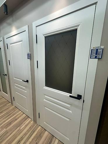 silver kitchen: Межкомнатная дверь в классическом стиле с остеклением. - Цвет: белый — 1