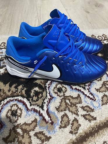 Бутсы: Футбольные бутсы/сороконожки Nike синего цвета. Продаю сороконожки — 1