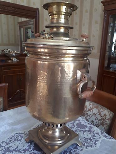 Qədim samovarlar: Qədim samovar, 1870 il, Mis, Vəziyyəti: Əla — 8