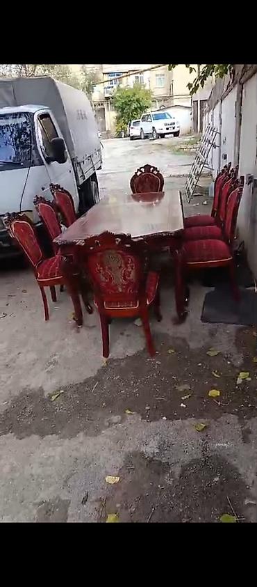 Qonaq otağı üçün, İşlənmiş, 6 stul