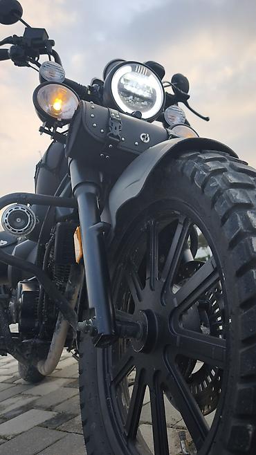 255 35 19: Istiqlal deyirler Mənə görə Qara TANK dir . Kruizer tipli motosiklet — 7