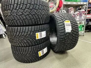 колеса зимние: Шины 275 / 45 / R 21, Зимняя шипованная, Новый, Комплект, Легковые, Италия, Pirelli