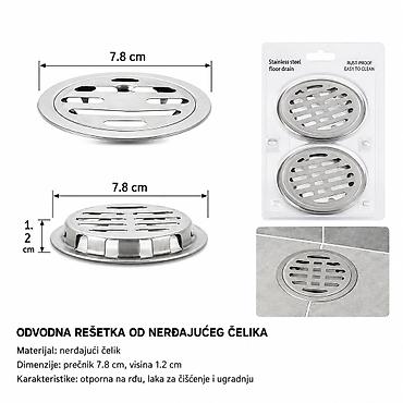KMT Cediljka za sudoperu 2pcs 5403965 Praktične cediljke/odvodne