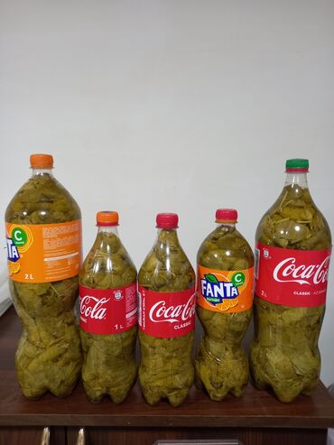 Digər qida məhsulları: Duzlu suyla sıx yıgılmış üzüm yarpağı 1 kilo ilə 2 kiloya kimi et