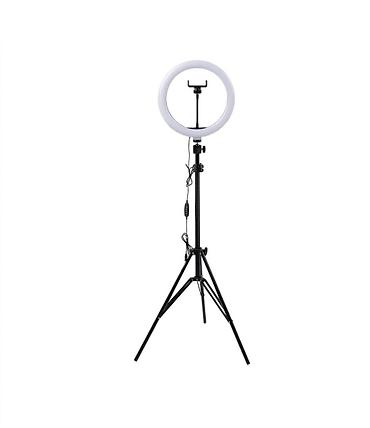 led işıq tripod: LED halqa işıq və tripodu - 10–12 düymlük LED halqa işıq - — 1