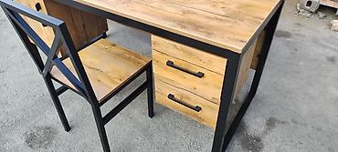 Офисные столы: Офисный стол с тумбой — 12