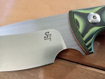 Lov i ribolov: Fiksni nož - Oštrica: široka drop-point forma sa sekundarnim usekom — 9