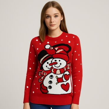 sweter w panterkę h: Sweter damski, XL