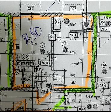 46: 1 комната, 32 м², Нижний Джал (Джал-23) 106 серия улучшенная, 9 этаж, ПСО (под самоотделку) — 3