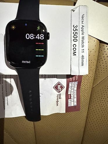 android auto: Apple Watch 11, размер 46 мм - Умные часы с квадратным дисплеем и — 2