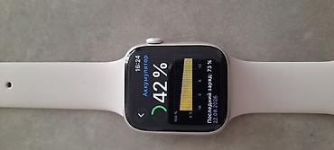 Смарт-часы: Apple watch 8 45mm. Batareya 78%. Karopka ve zaryatka kabeli yoxdu — 2