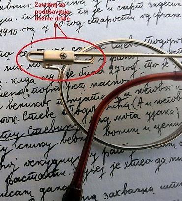 Naočare: Vtg Silhouette titanijum dioptrijski ram Minimal Art serija — 11