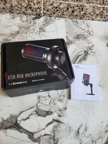 LuAZ: USB RGB Mikrofon – ME6S Xüsusiyyətlər: - USB qoşulma: Plug-and-play