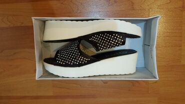 crocs шлепки: Шлепки новые размер 38 на платформе женская обувь