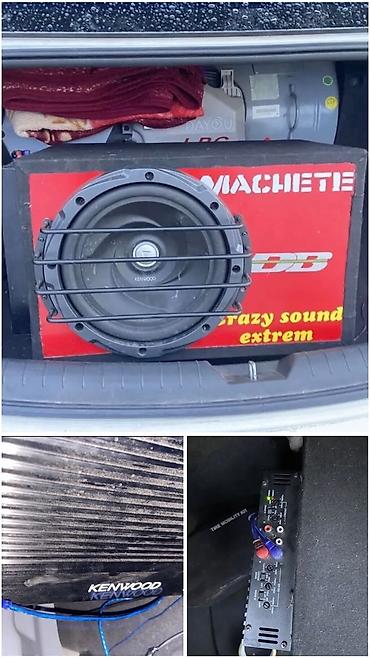 kenwood: Автомобильный сабвуферный комплект - Сабвуфер в корпусе Machete — 1
