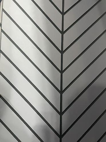 vinil panel: Chevron naxışlı dekor panellər - Material: dekorativ akustik keçə,və — 2