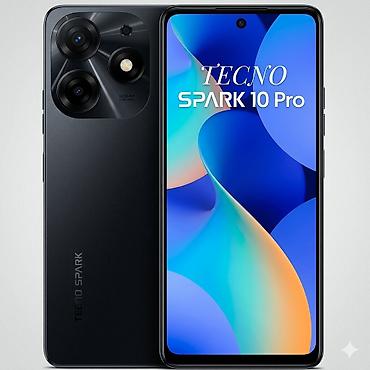 tecno slim: Tecno Spark 10 Pro, 128 GB, rəng - Qara — 1