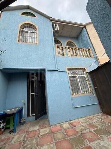 Həyət evləri və villaların satışı: İki mərtəbəli həyət evi - Ümumi plan: 2 mərtəbə, balkonlu fasad — 5