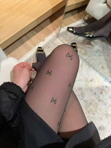 Hulahopke, samodržeće čarape: Ženske hulahopke u crnoj boji sa različitim dezenima nude kombinaciju — 6