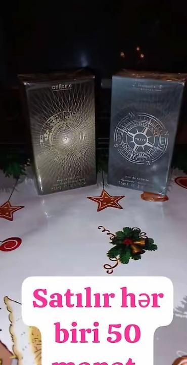 Ətriyyat: Oriflame brendinə aid "Dancing Lady Hypnotic Night" ətri. Bu ətir 50 — 51