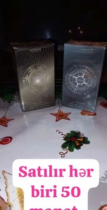 Ətriyyat: Oriflame brendinin "Dancing Lady Hypnotic Night" ətri. Bu ətir 50 ml — 65