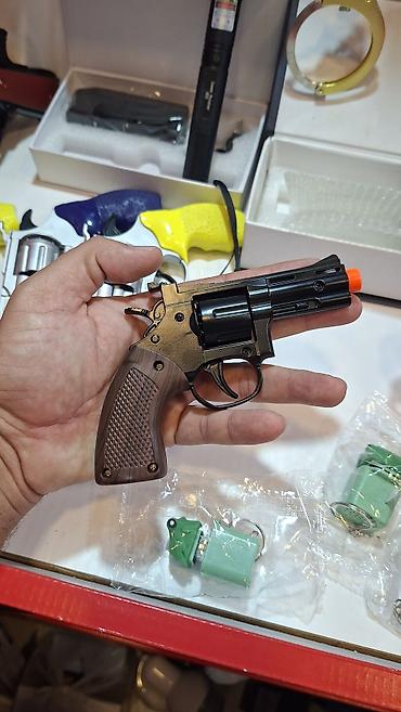 inkişaf etdirici oyuncaqlar: Uşaq oyuncağı – mini revolver (oyuncaq tapança) - Tip: Mexaniki — 2