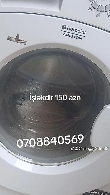 kofe aparatı qiymətləri: Hotpoint Ariston paltaryuyan maşın - Ön yükləməli model - Geniş şüşə — 1