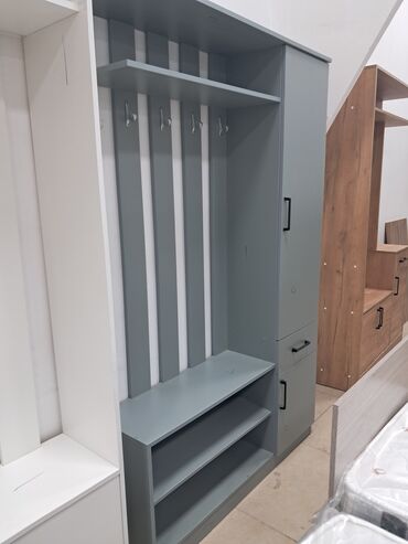 Гарнитуры для прихожей: Гарнитур для прихожей, Новый, Зеркало, Вешалка, Шкаф, ДСП, Платная доставка, Самовывоз, Бесплатная доставка, цвет - Белый — 6