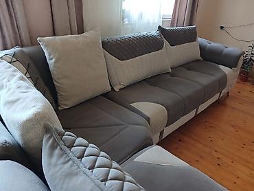 divan islenmis: Künc divan 599 Azn. Açılır, bazası var çox az işlənib yeni kimidir — 4