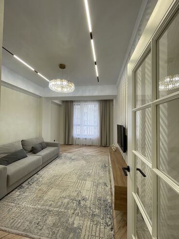 снять дом на долгий срок: 1 комната, 46 м², Элитка, 8 этаж, Дизайнерский ремонт