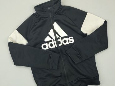 czarne trampki lacoste: Світшот, Adidas, 8 р., 122-128 см, стан - Хороший