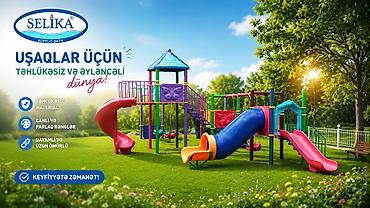 park masini: SELİKA uşaq oyun kompleksi - Uşaqlar üçün təhlükəsiz və əyləncəli — 1