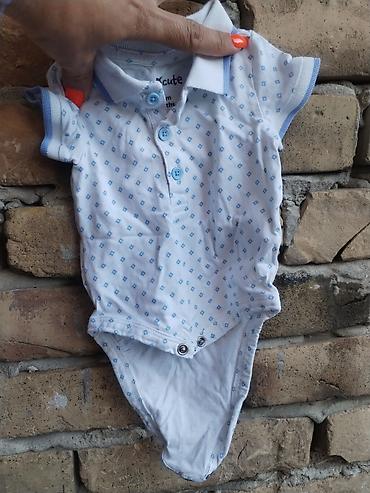 sinsey duksevi: Bebi komplet: farmerke-kombinezon + bodi košuljica - Brend farmerki — 6