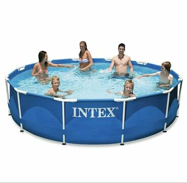 перекись 37 для бассейна купить: Круглый каркасный бассейн от Intex, предназначенный для установки на