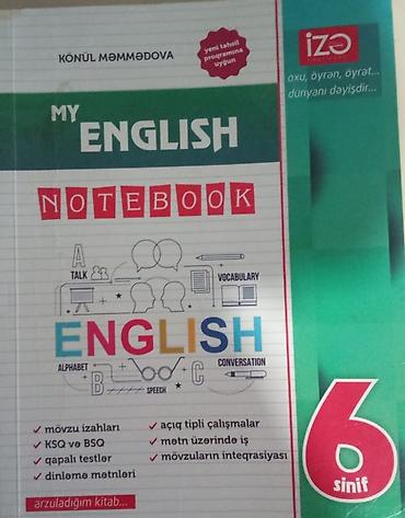 ikinci el kitab: 6 cı sinif Englsh Notebook İZƏ — 1
