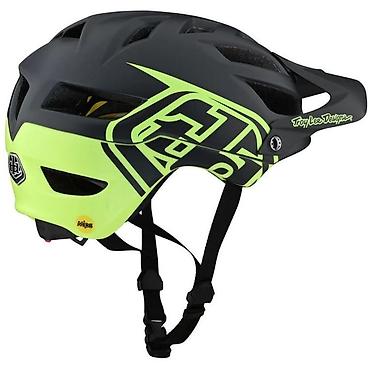 кроссы: Шлем Troy Lee Designs A1 с MIPS системой, цвет Gray/Green. Основные — 1