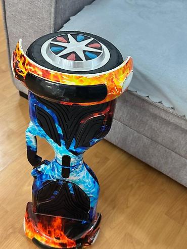 Öz-özünə balanslaşan elektrikli skuter (hoverboard) - Dizayn: Alov və