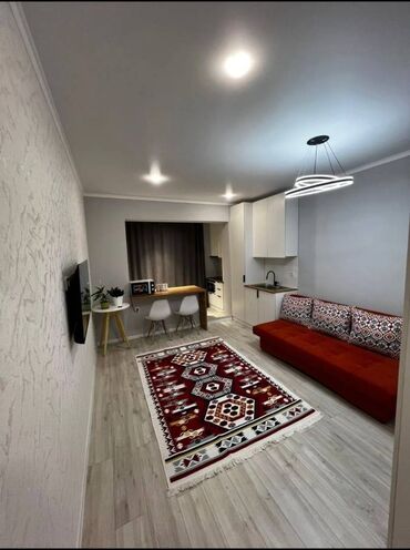 квартиры по суточно мкр: 1 комната, 27 м², Элитка, 4 этаж, Евроремонт