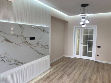 купить квартиру в строящемся доме: 2 бөлмө, 54 кв. м, Элитка, 6 кабат, Дизайнердик ремонт